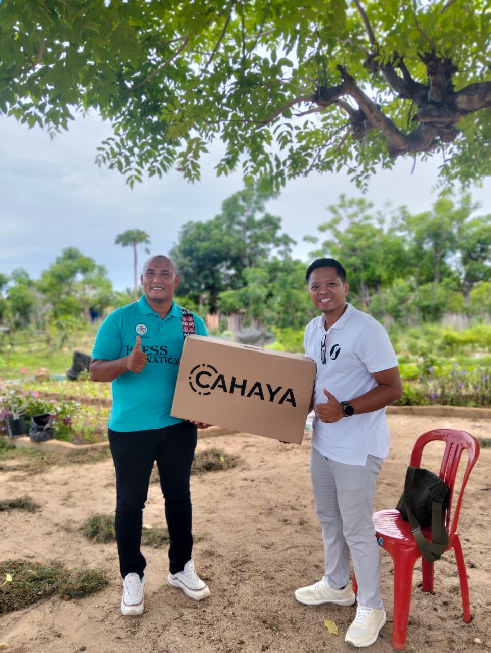 Cahaya product handover in the field